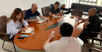 自贸区党群工作部韩雪峰部长来我公司调研党建情况